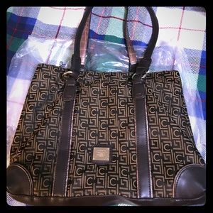 Liz C large organizer tote bag